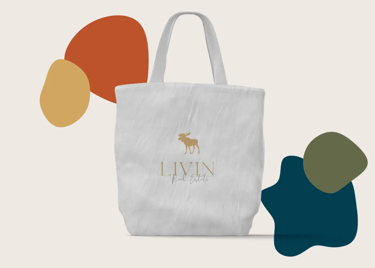 Livin Real Estate Tote Bag | Eugene Marketing & Consulting