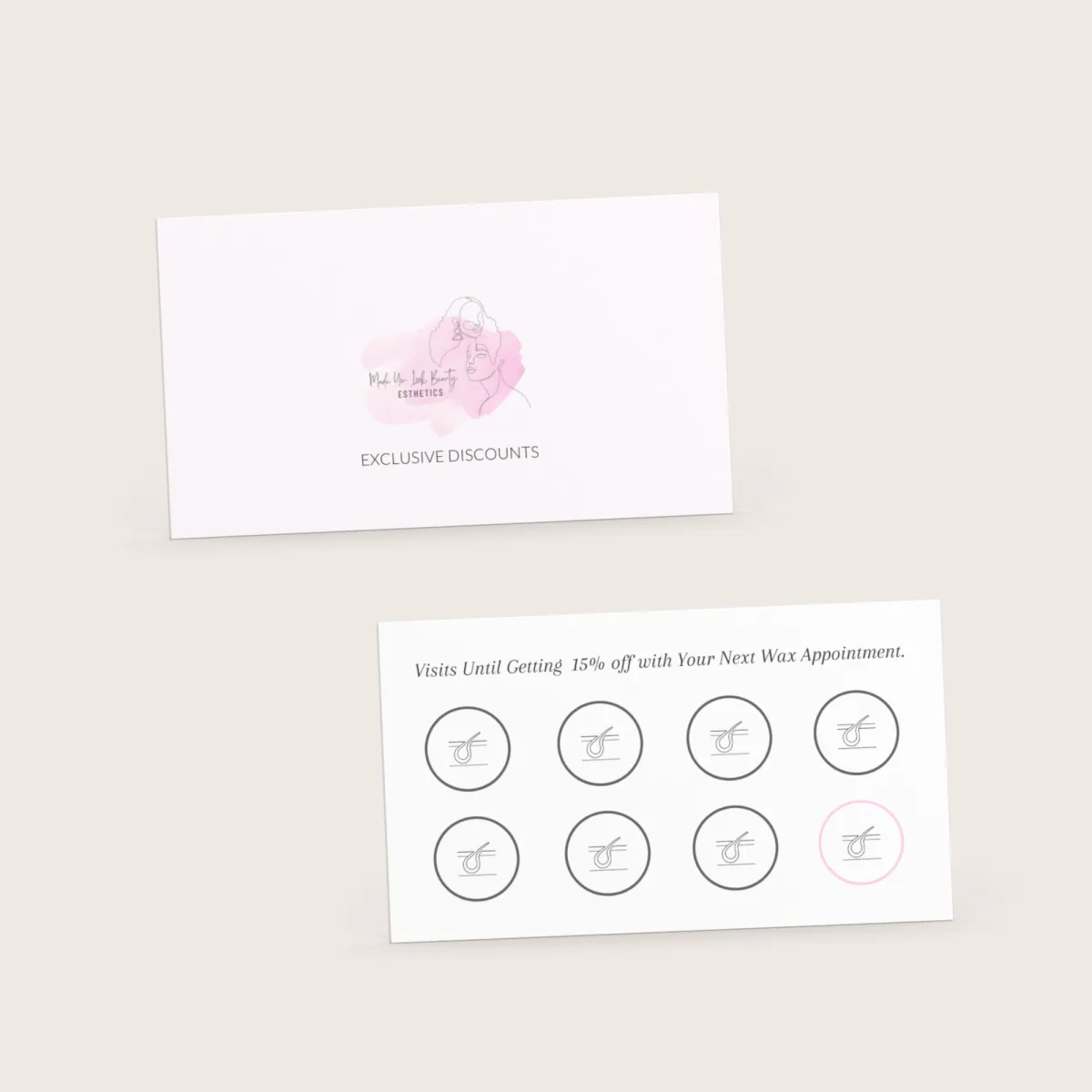 "Waxing" Loyalty Discount Rewards Card for MadeYouLookBeauty | Eugene Marketing & Consulting