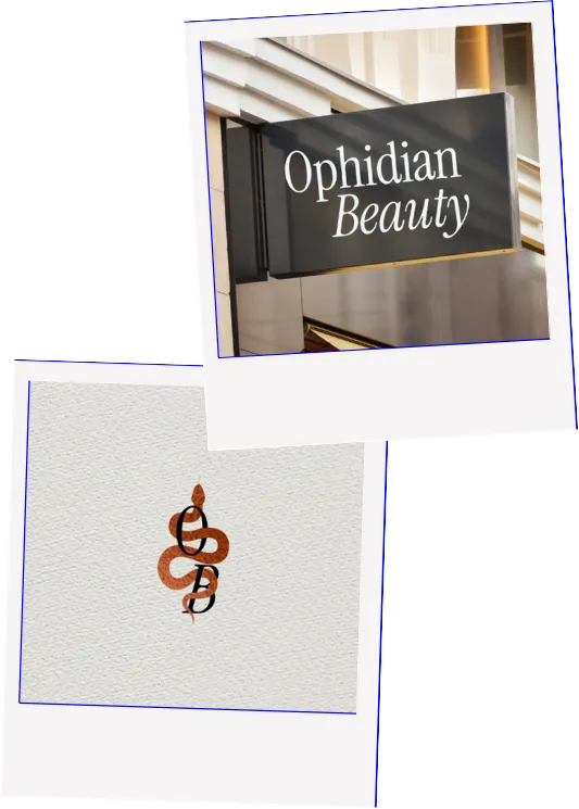 Ophidian Beauty Logo, Submark, & Color Palette | Eugene Marketing & Consulting