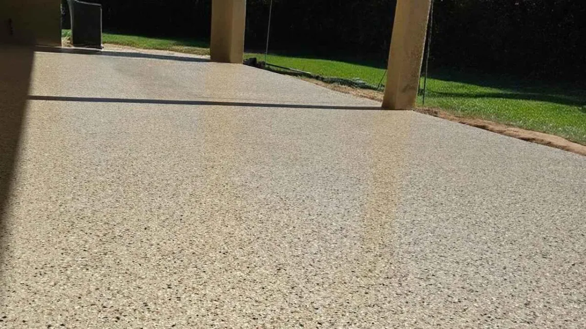 Beautiful concrete coating in Albuquerque