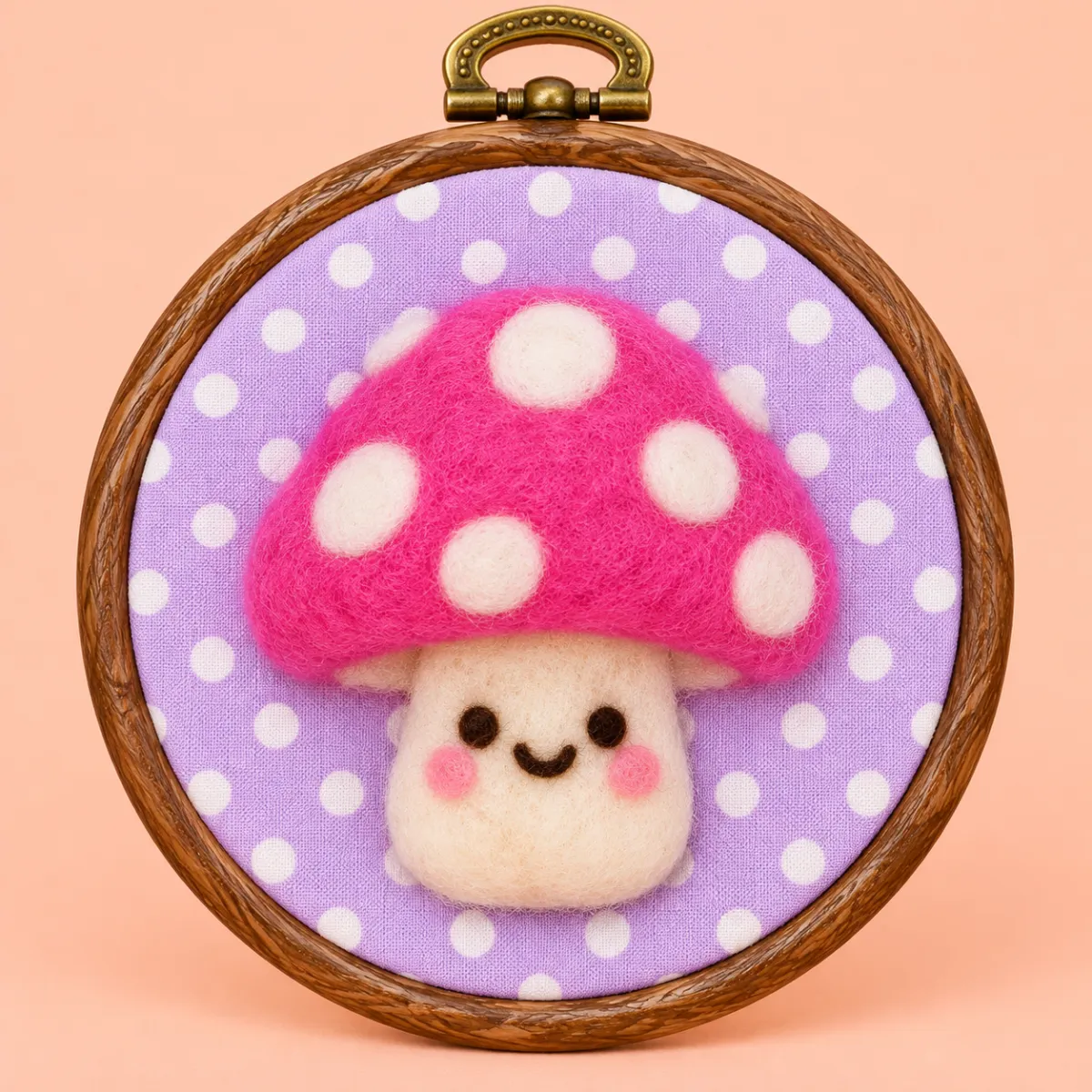 Needle felting craft project 4