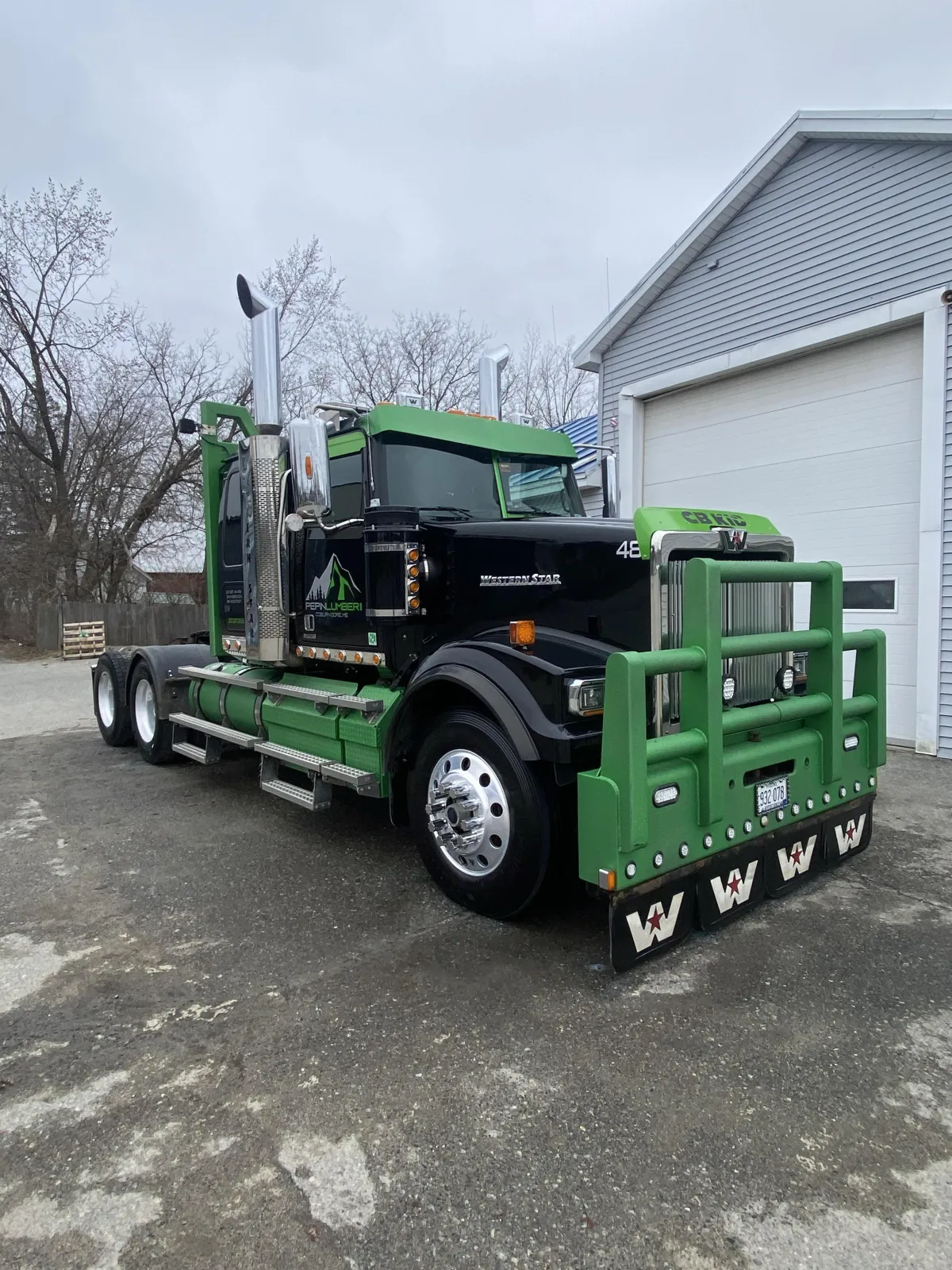 Semi Truck Detail in Madison Maine