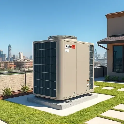 Completed HVAC system installation in Fort Worth Texas showcasing exterior and equipment details in a residential setting