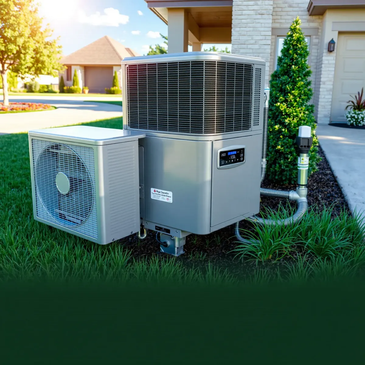 Modern repaired AC unit in a clean utility closet with organized tools, new filters, and precise wiring, showcasing expert service.