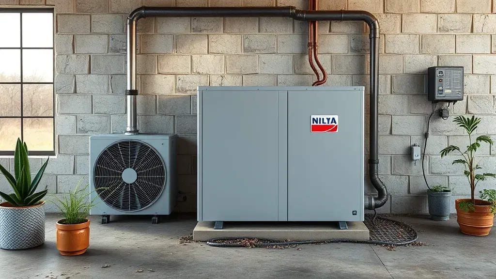 HVAC service van parked outside a home in Roanoke, TX.