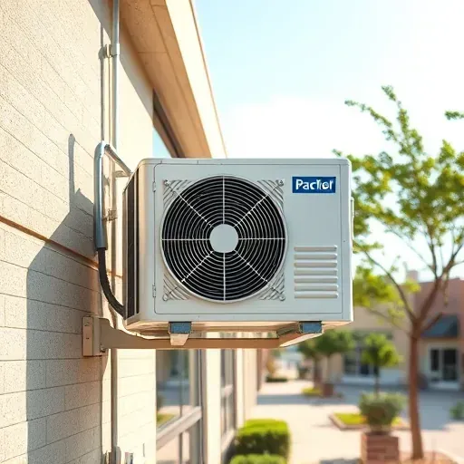 Pristine, well-maintained AC unit on a commercial building in Haltom City, TX, reflecting quality and professional service.