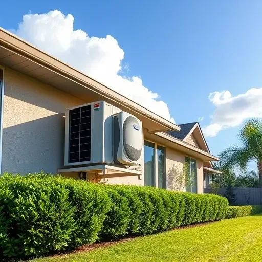 Completed HVAC installation in Haltom City TX with modern unit against blue sky and green landscaping, showcasing professionalism.