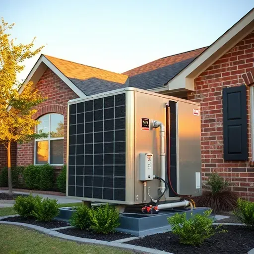 Completed HVAC system installation in Forest Hill TX with modern design, polished vents, and vibrant insulation.