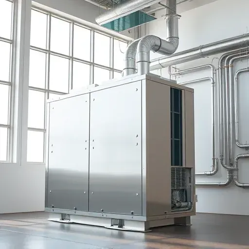 Modern commercial HVAC system installed in a clean, organized mechanical room in Haslet, TX, showcasing quality craftsmanship.