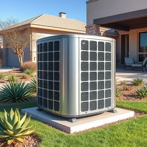 Well-maintained air conditioning system with coils, filters, and control panels in a clean, organized mechanical room.