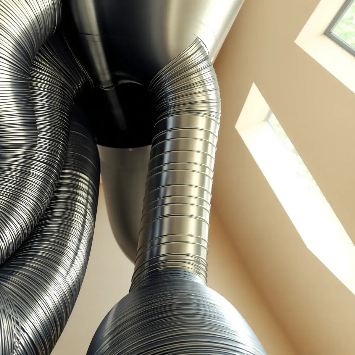 Completed high-efficiency furnace installation in Weatherford, TX, showcasing organized, professional HVAC setup.