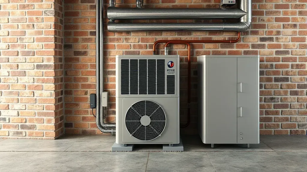 HVAC services in Weatherford TX with technicians working on air conditioning units outdoors.