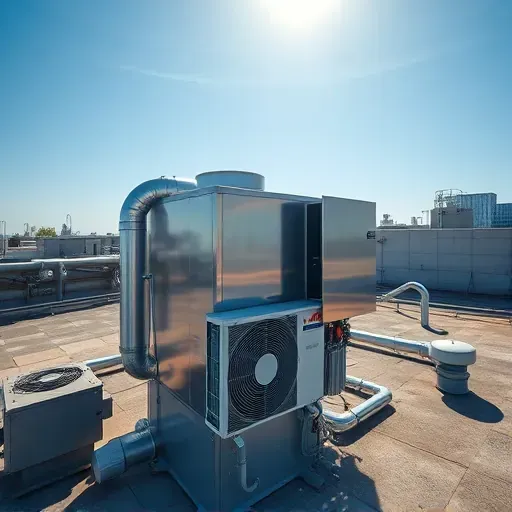 Completed HVAC system installation in Fort Worth, TX showcasing efficiency and precision in home climate control.