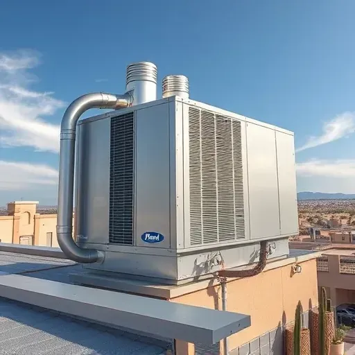 Completed HVAC installation in Fort Worth Texas showcasing modern design and intricate details with no people present