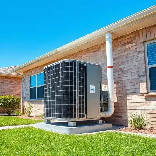 Completed HVAC system installation in Fort Worth TX showcasing modern design and efficiency features.
