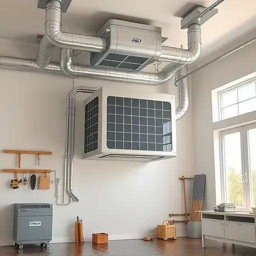 Meticulously installed modern HVAC system in a clean, organized Texas home utility room, highlighting quality and craftsmanship.