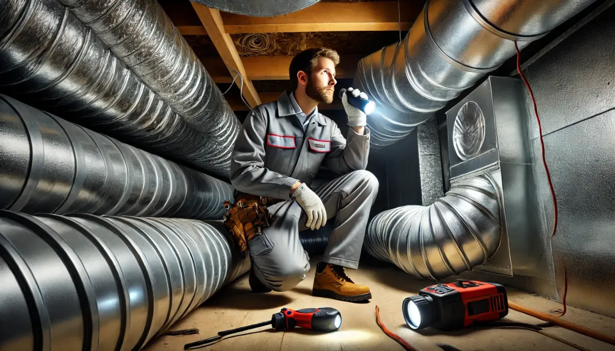 Ductwork Inspection and Sealing