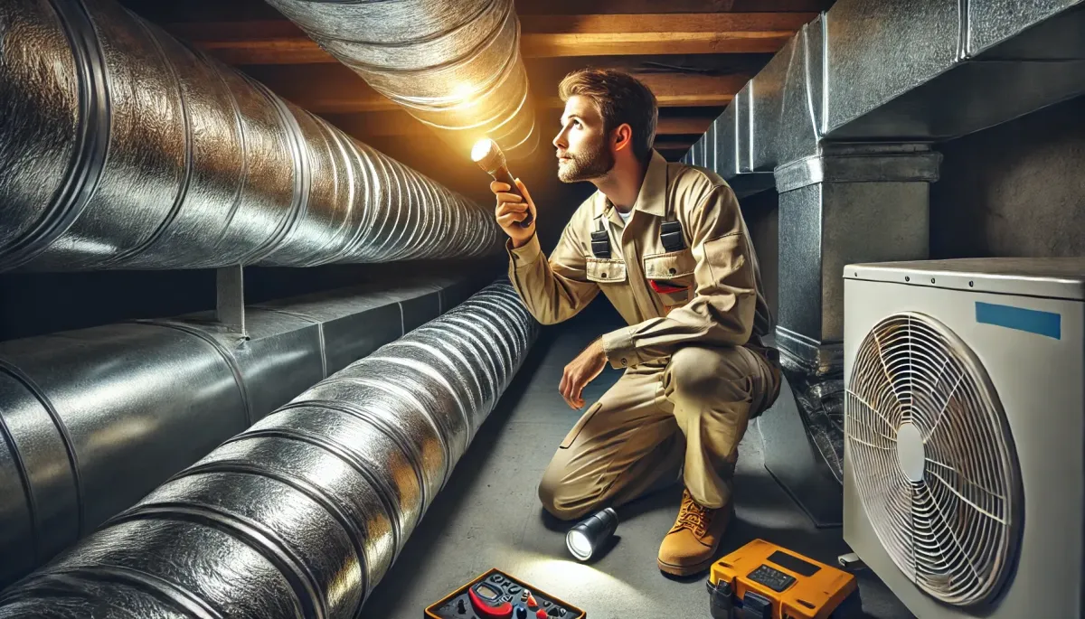 Ductwork Inspection and Sealing