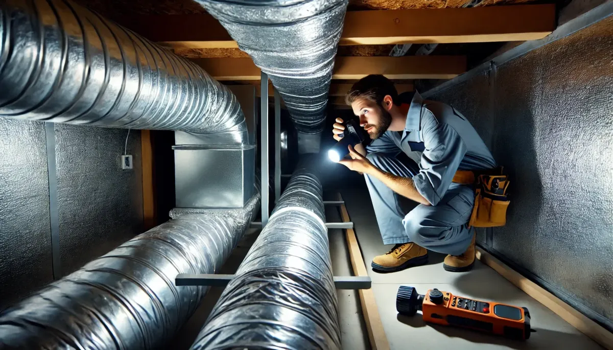 Ductwork Inspection and Sealing