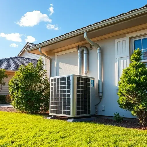 Modern HVAC installation in Edgecliff Village TX, showcasing a sleek outdoor unit beside a pristine home exterior.