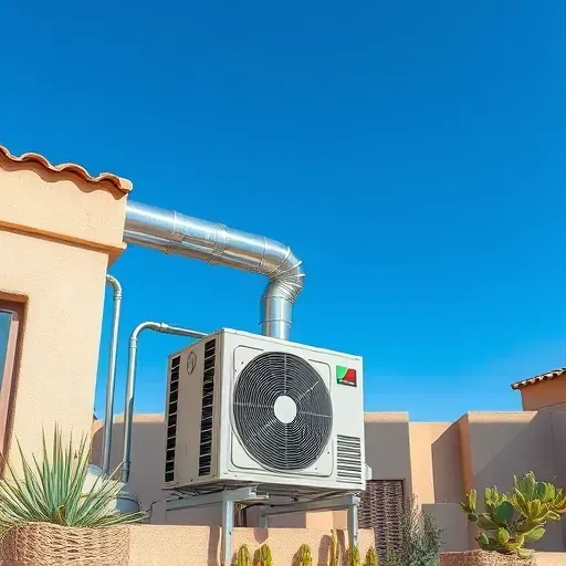 Completed HVAC installation in Fort Worth TX showcasing intricate details and professional craftsmanship in a clean setting