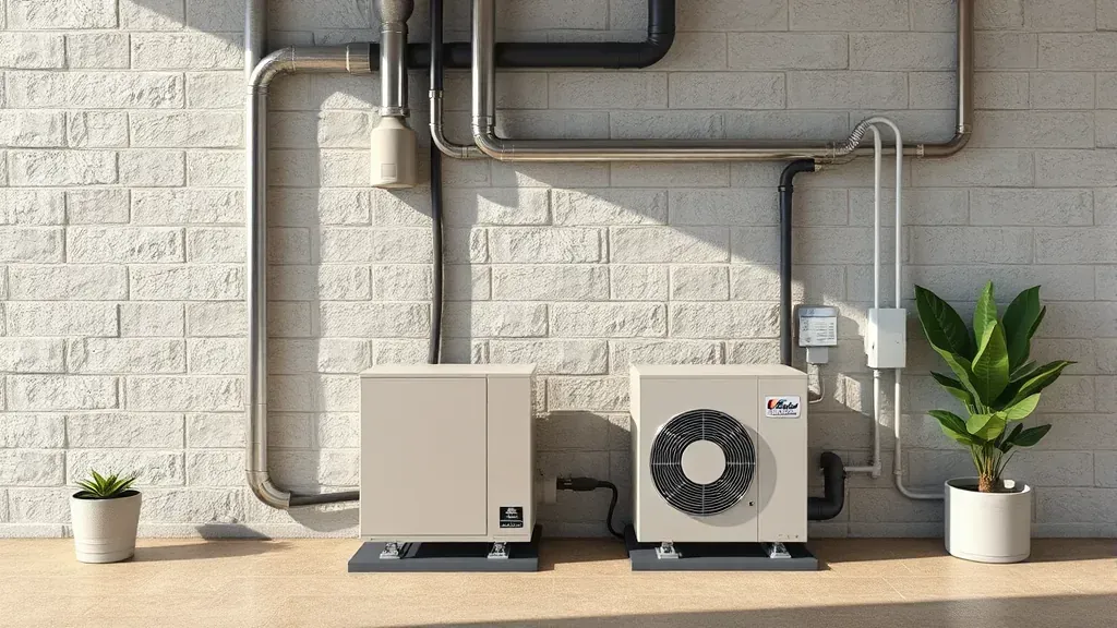 HVAC technician working on air conditioning unit in Azle, TX.