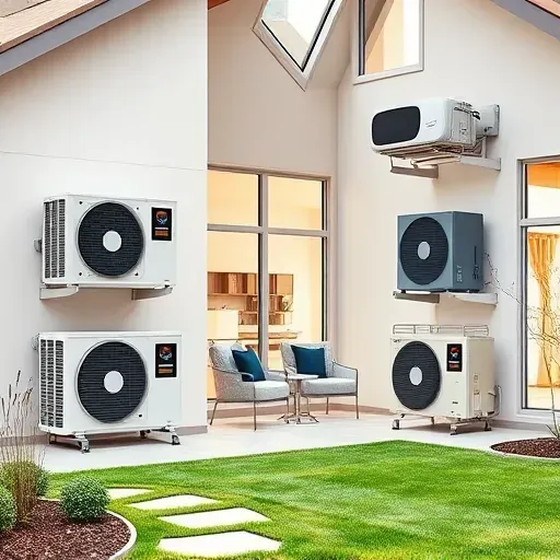 Modern HVAC installation in Aledo TX showcasing sleek indoor and outdoor units in a bright, stylish residential setting.