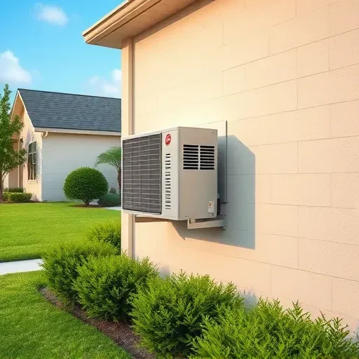 Freshly serviced outdoor air conditioning unit in Watauga, TX, on a clean, well-maintained home with lush greenery.
