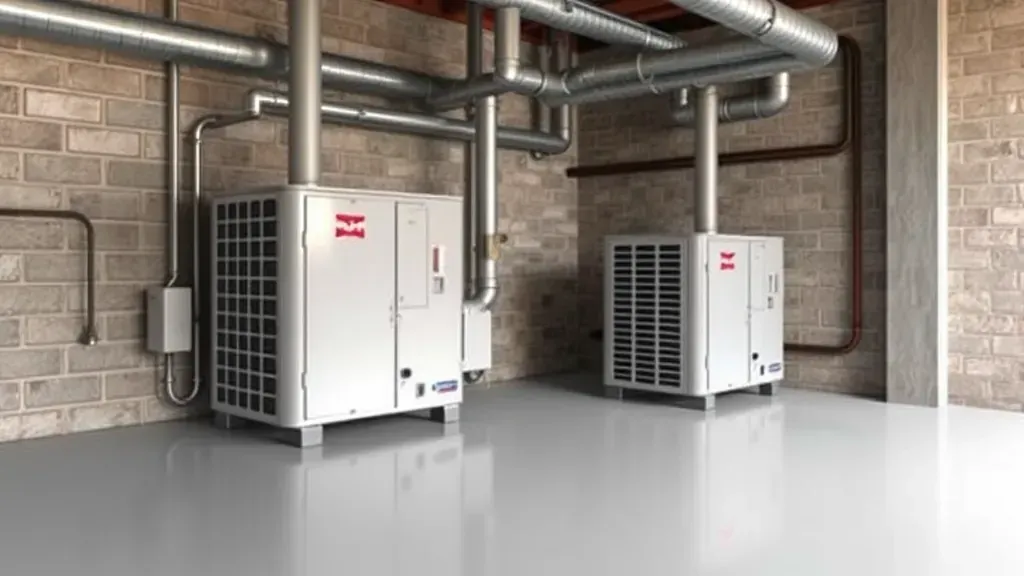 HVAC service technician working on an air conditioning unit in Argyle, TX