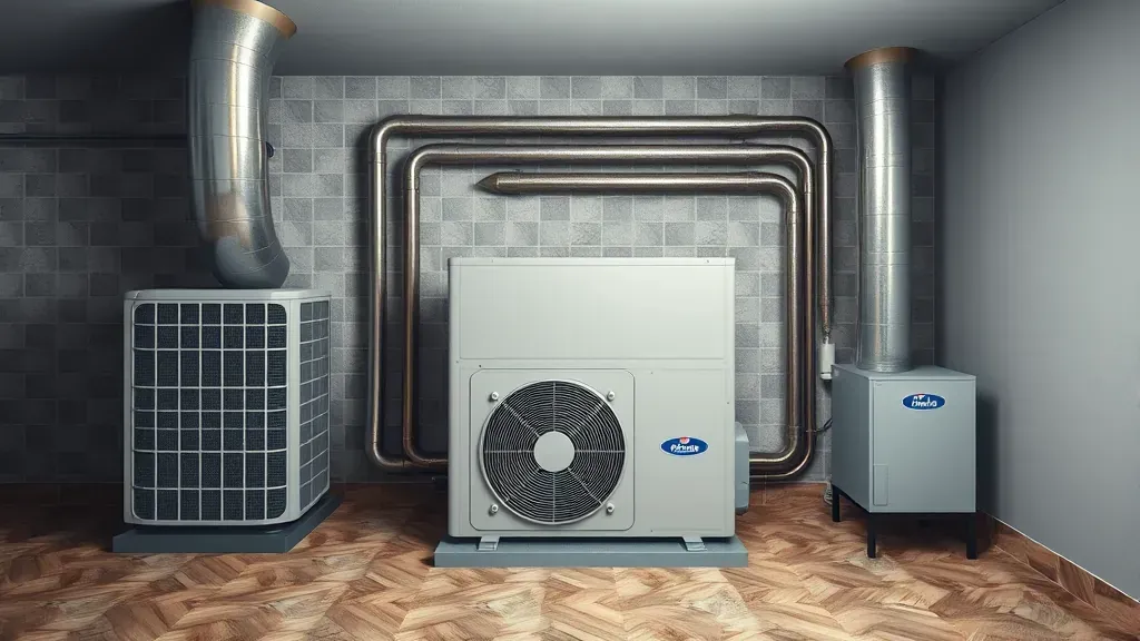 HVAC service technician working on air conditioning unit in Springtown, TX.