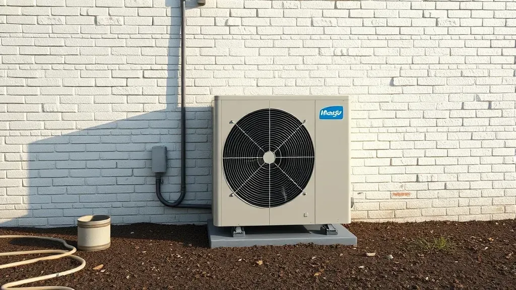 HVAC services in Willow Park, TX with technicians repairing an air conditioning unit.