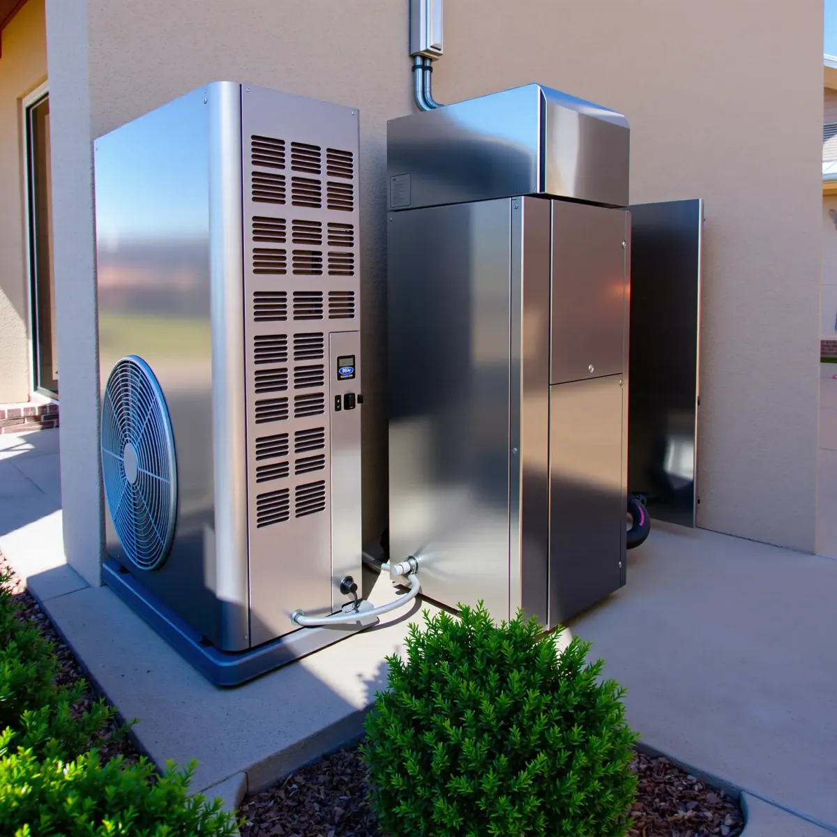 Reliable HVAC system with modern central air and ductwork in Haltom City, TX, showcasing quality craftsmanship and local climate.