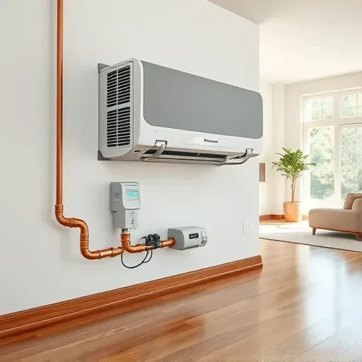 Freshly serviced air conditioning unit installed in a modern Forest Hill, TX home, emphasizing professional HVAC care and comfort.