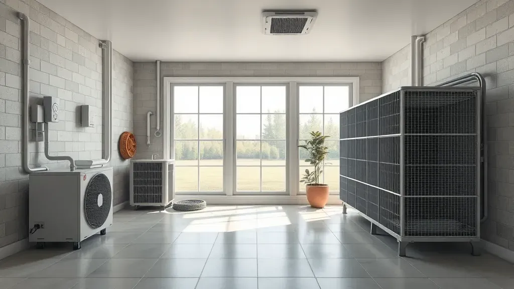 HVAC service technician working on equipment in Lakeside, TX.