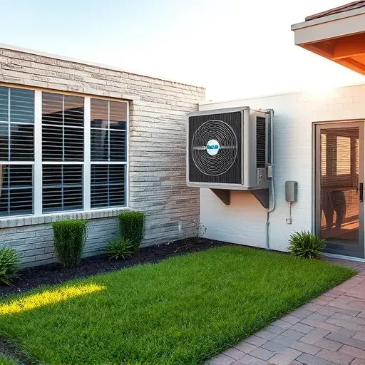 Professionally completed air conditioning repair in Richland Hills TX with a modern HVAC unit on a clean home exterior.