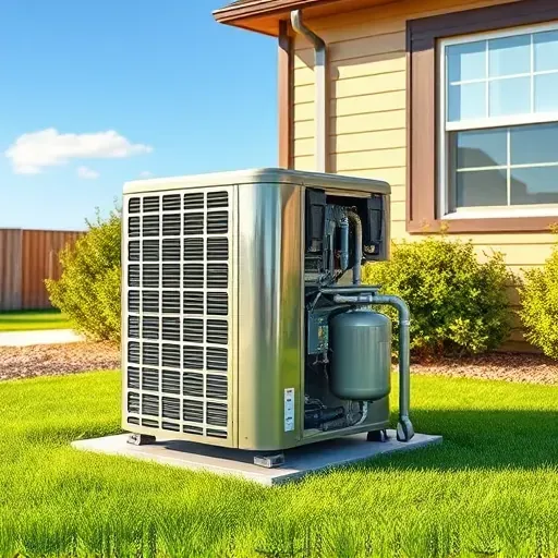 Outdoor well-maintained AC unit in Argyle, TX, showcasing clean condenser, compressor, and professional installation.