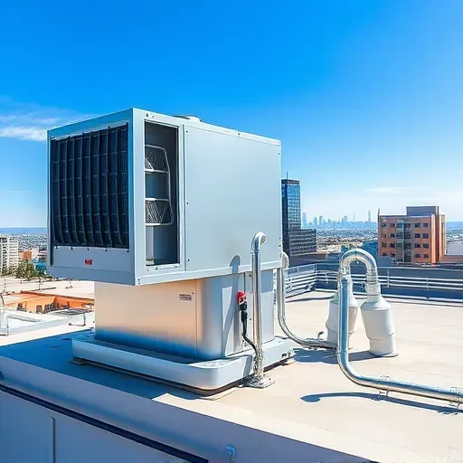 Completed HVAC system installation in Fort Worth TX showcasing modern design and efficient components