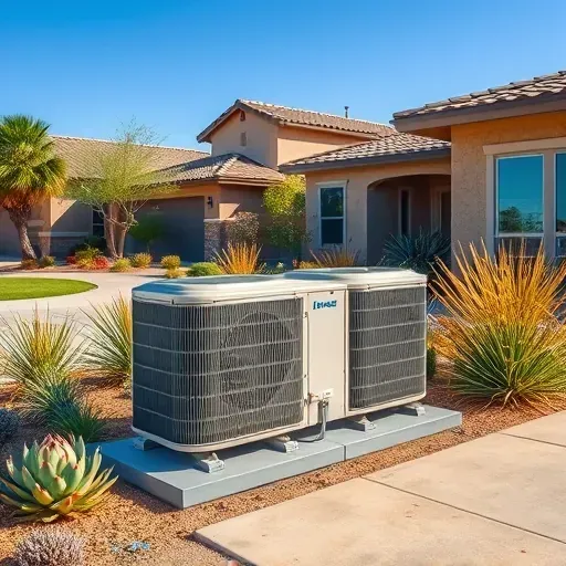 Newly installed high-efficiency heat pumps outside a modern Fort Worth home surrounded by lush native landscape