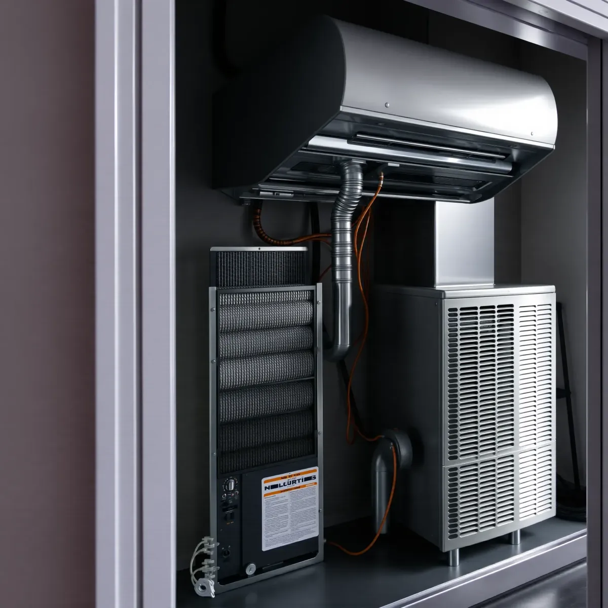 Repaired AC unit in a landscaped backyard in Azle, TX, under sunny skies, showcasing professional HVAC installation.