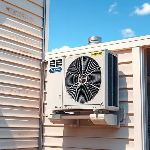 HVAC system installed on a clean exterior wall in Lakeside, TX, showcasing detailed equipment, branding, and a sunny outdoor setting.
