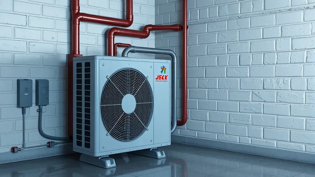 HVAC technician working on climate control system in Sanger, TX home, ensuring comfort and efficiency.