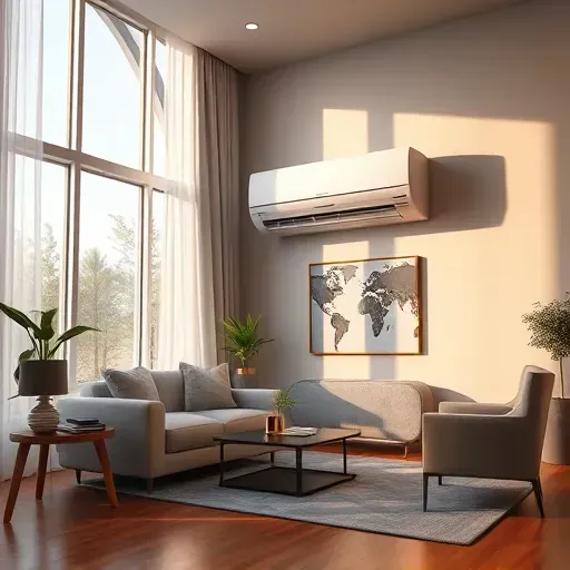 Professional AC repair scene in Burleson, TX featuring a modern high-efficiency unit, organized tools, and a clean workspace.
