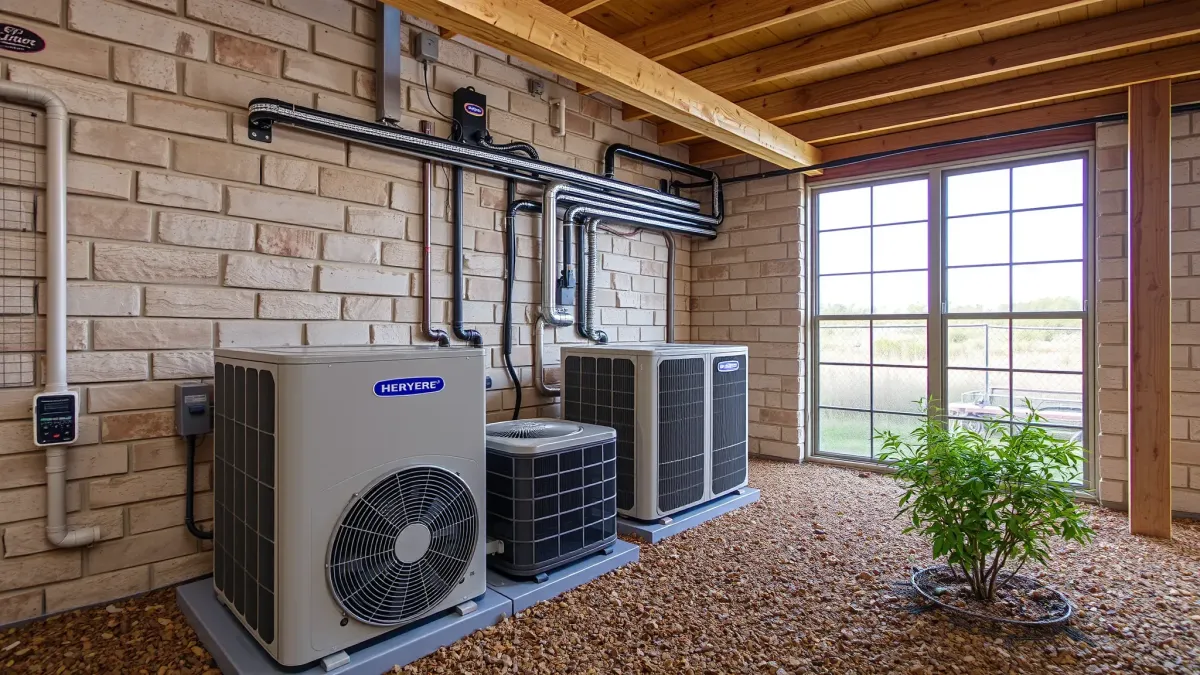 Social Image showing HVAC unit in Pecan Acres, TX. Efficient heating and cooling solutions for your home.