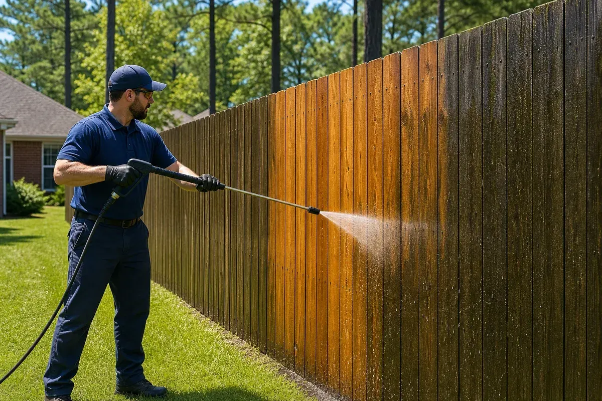Buford Fence Washing