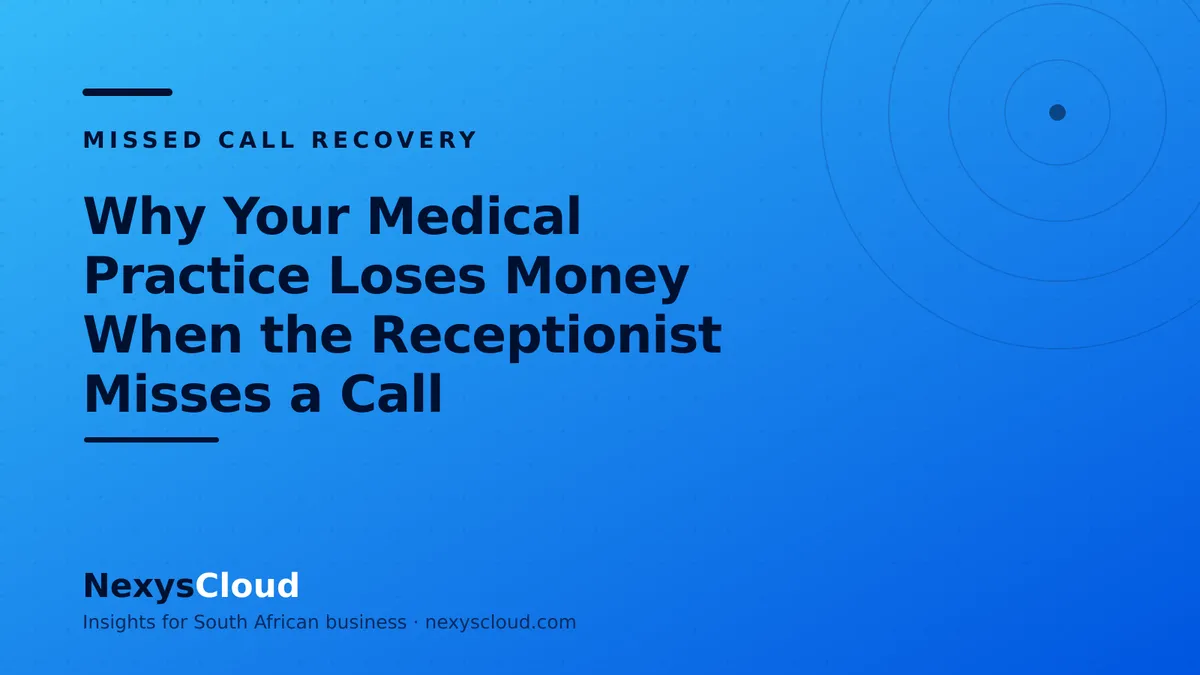 A doctor's receptionist desk with an unanswered phone ringing while patients wait