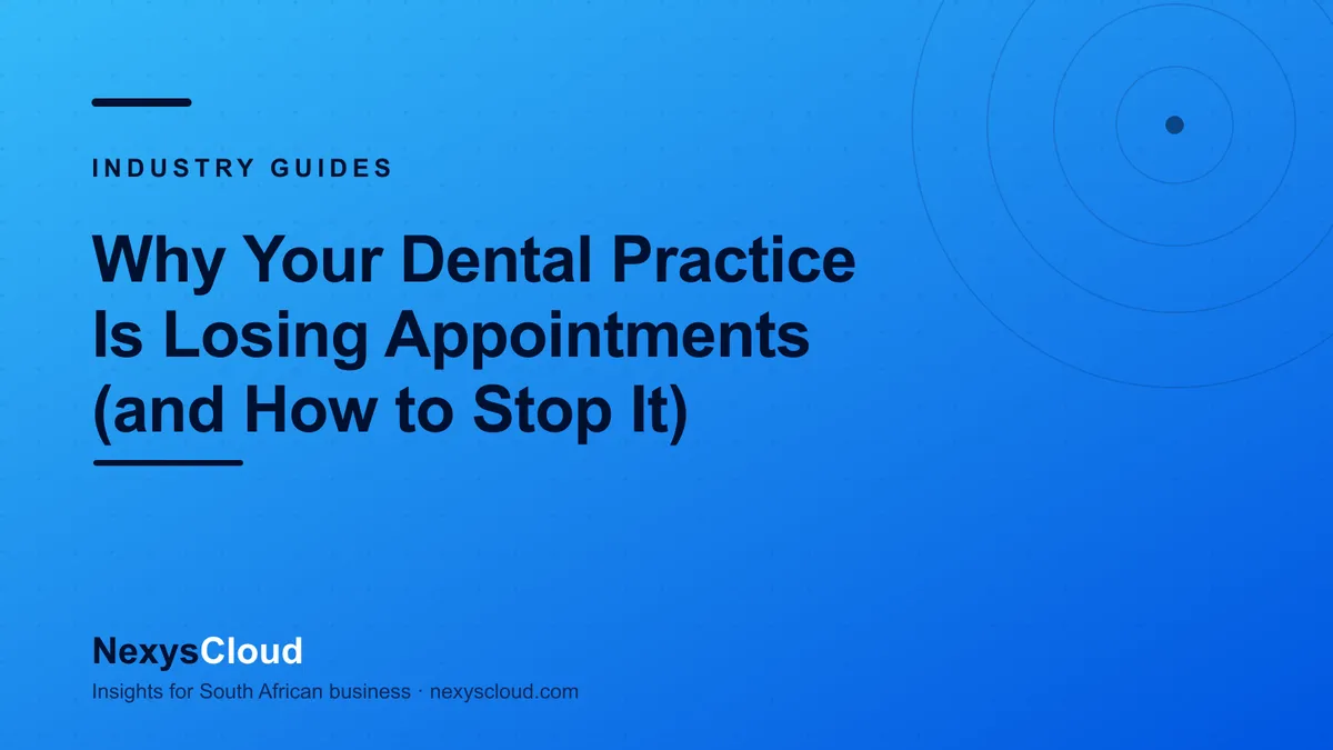 Dental receptionist looking stressed at a busy front desk with ringing phones