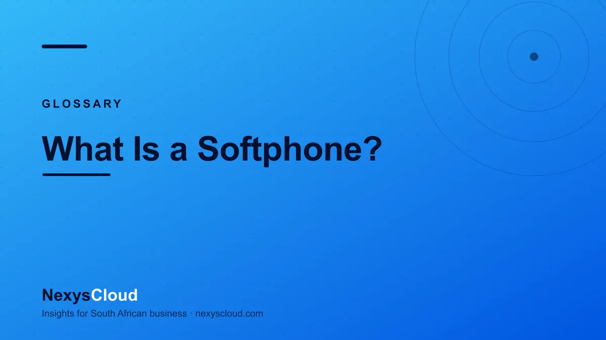 NexysCloud — What Is a Softphone?