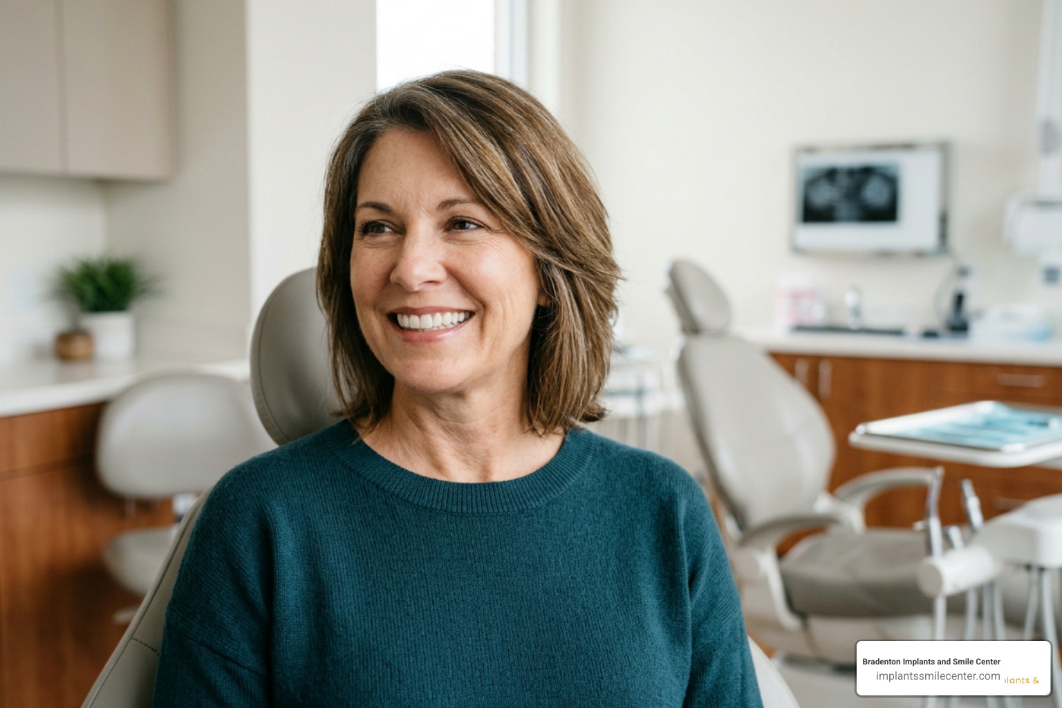 dental implant cost USA patient smiling confidently