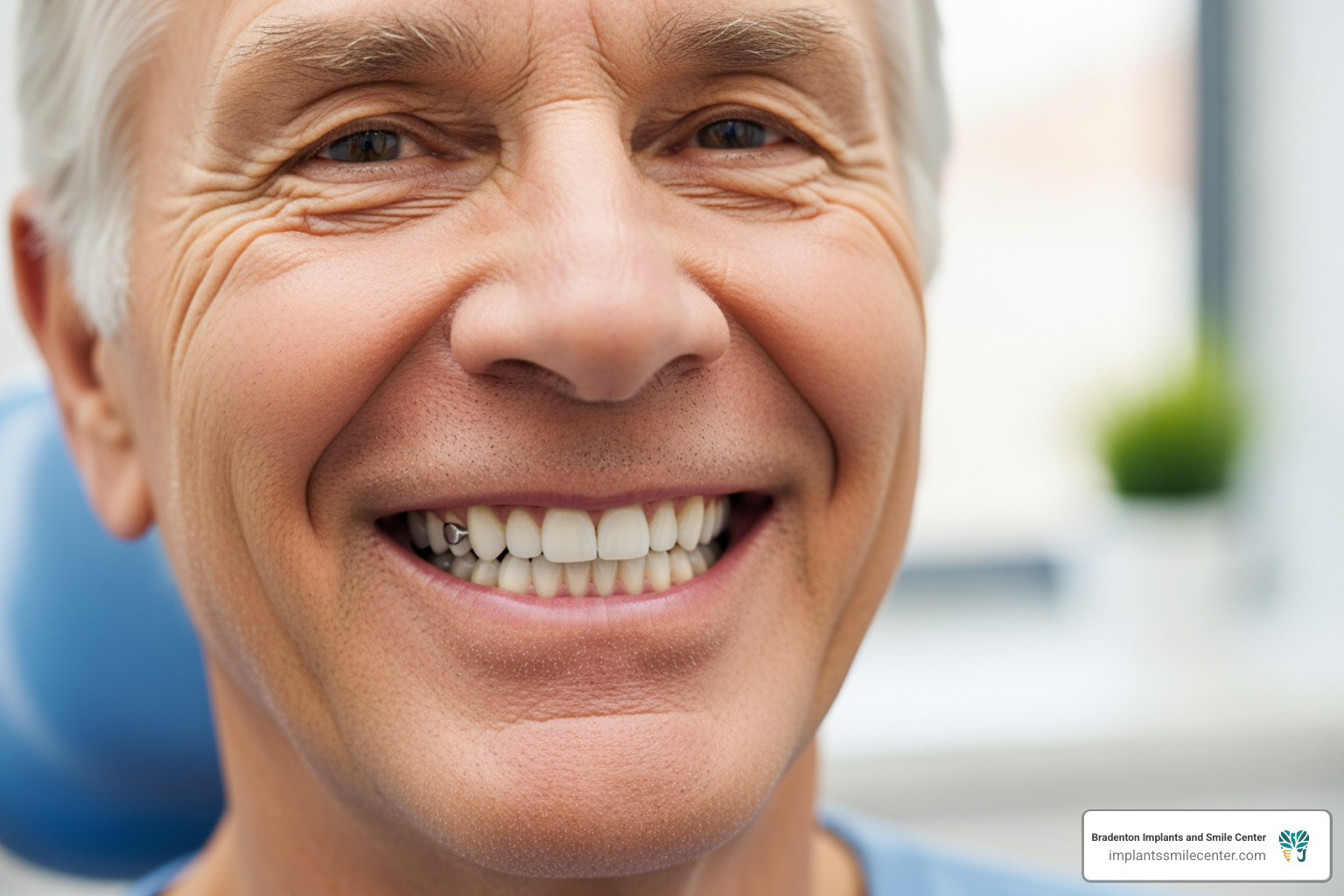 natural looking snap dentures