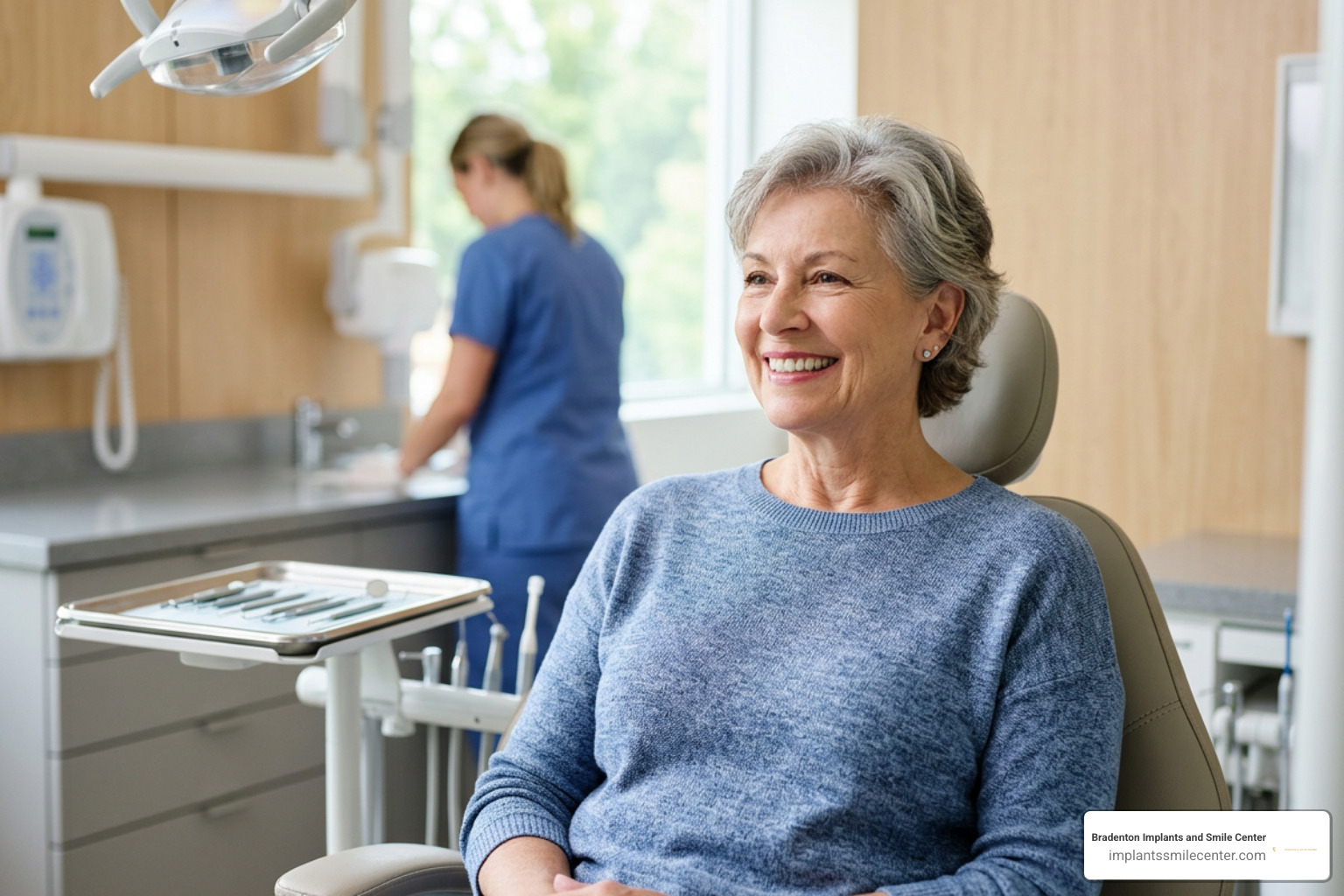 senior dental implants smiling older adult confident healthy teeth
